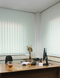 Lamellen im Büro Lamellen